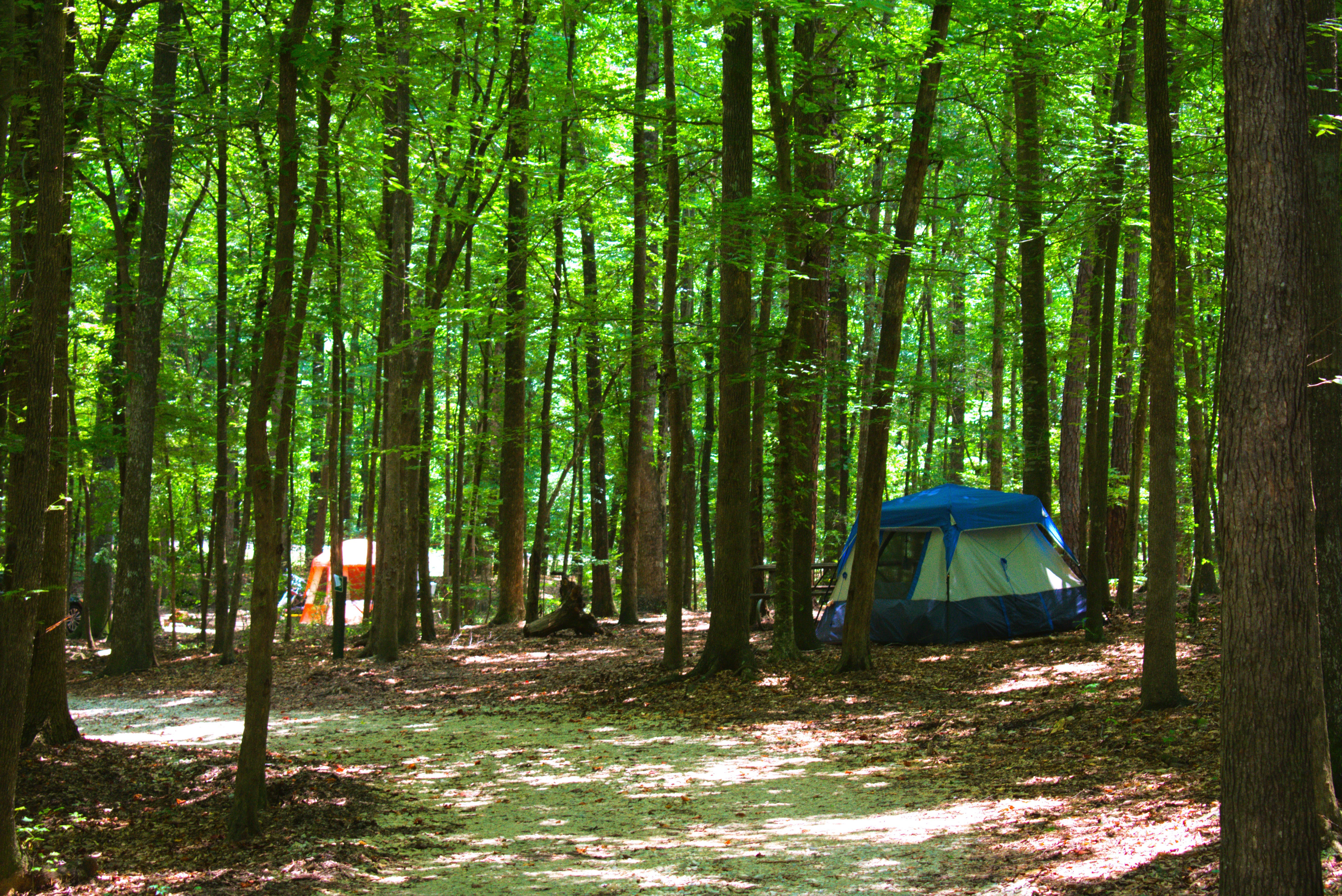 Tent campground shop